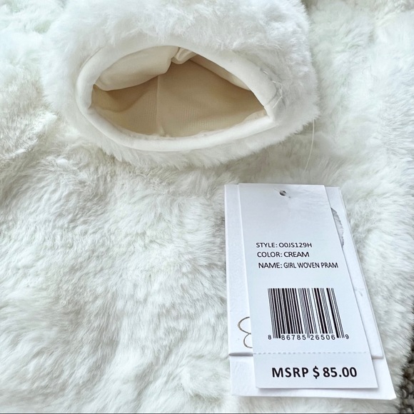 NWT Jessica Simpson Faux Fur Baby Snowsuit - Picture 7 of 12